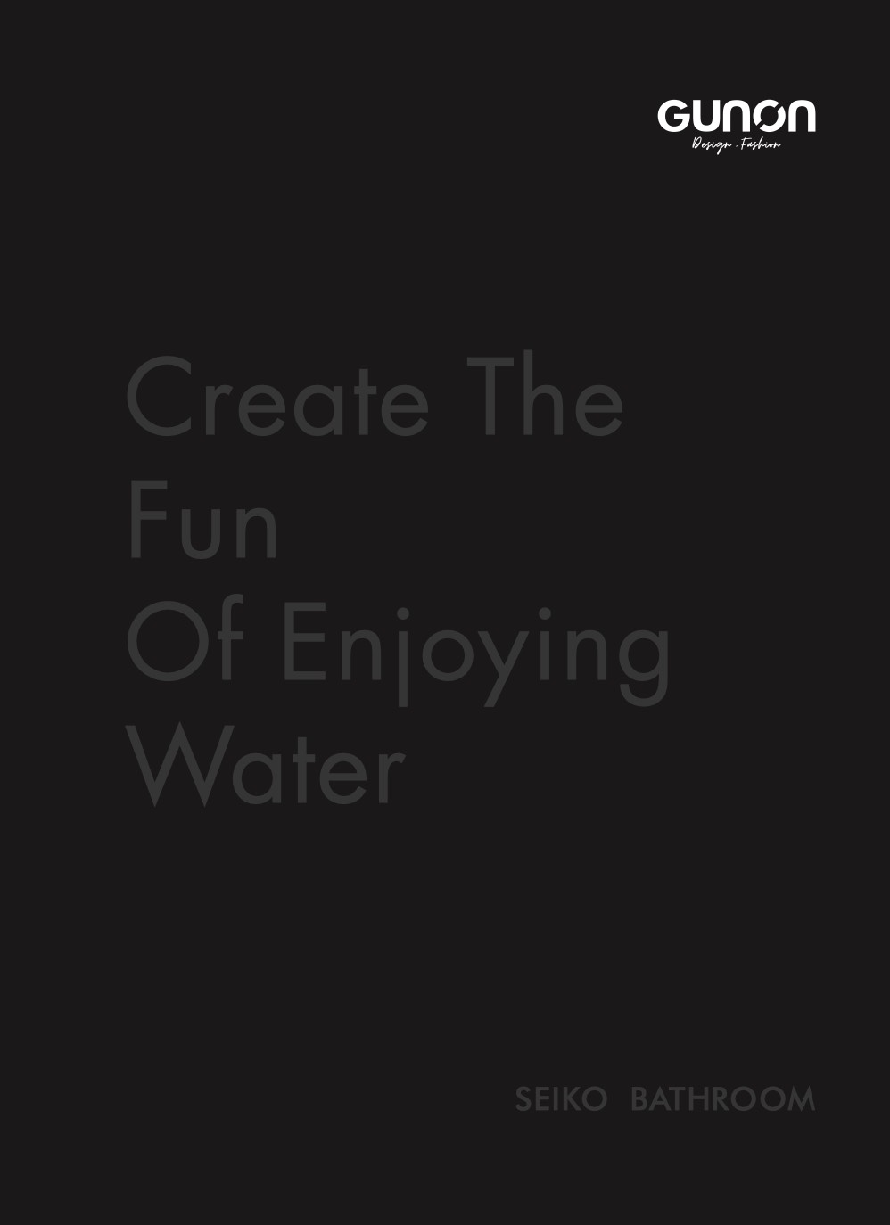 Gunon 衛浴設備型錄
